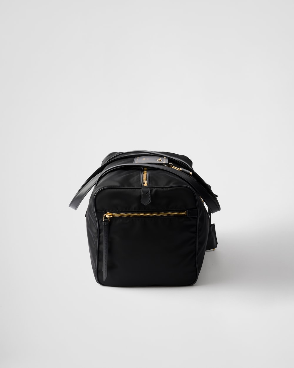 Large Re-Nylon Top-Handle Bag With Padlock - Image 3